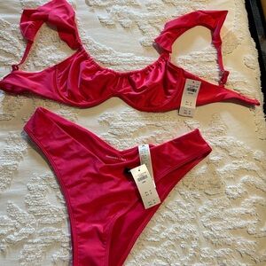 Abercrombie bikini large bottom /medium top